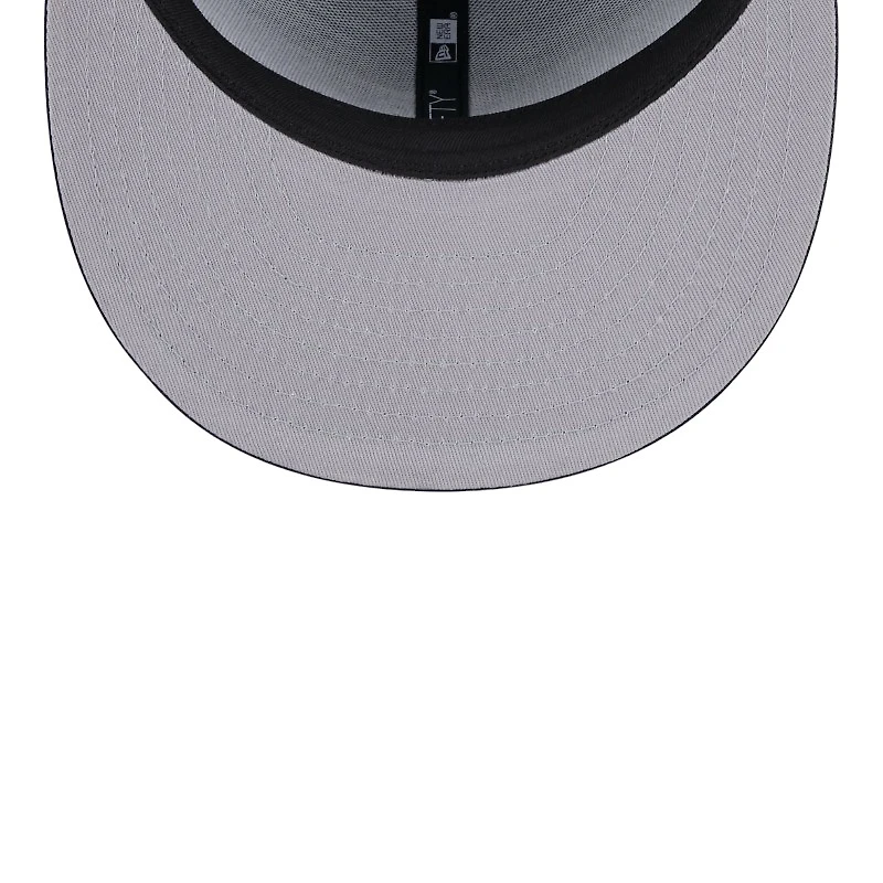 New York Yankees Navy Script Wordmark Logo Patch New Era 9FIFTY Snapback Hat