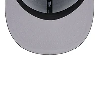 New York Yankees Navy Script Wordmark Logo Patch New Era 9FIFTY Snapback Hat