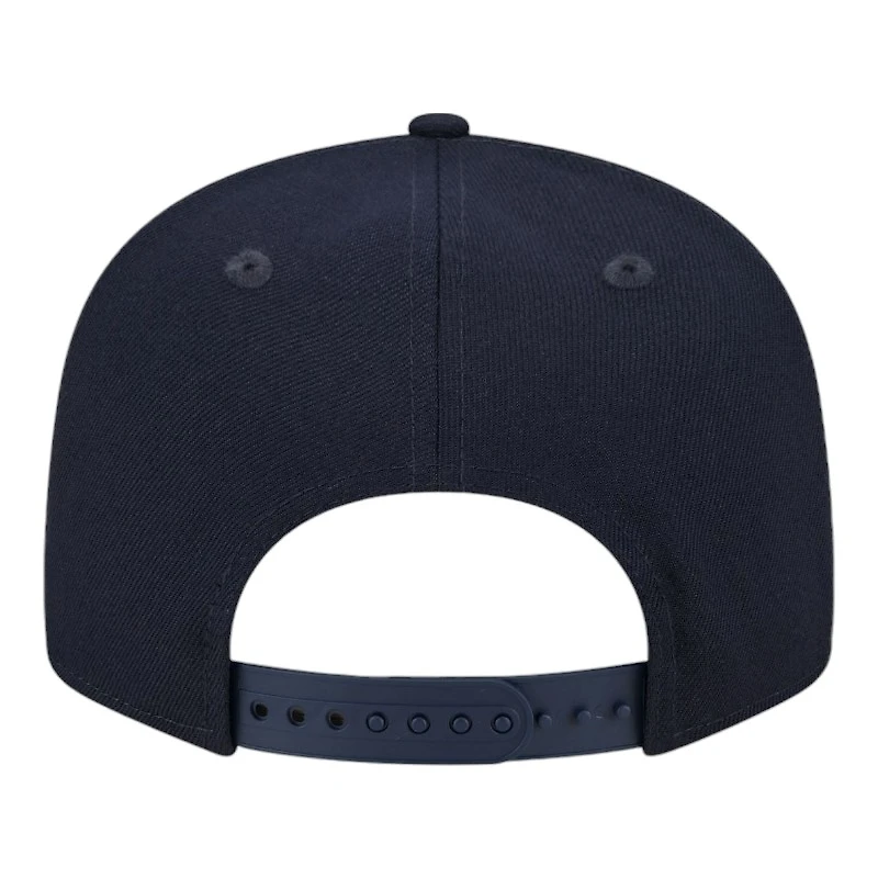 New York Yankees Navy Script Wordmark Logo Patch New Era 9FIFTY Snapback Hat