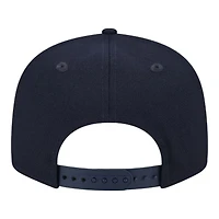 New York Yankees Navy Script Wordmark Logo Patch New Era 9FIFTY Snapback Hat