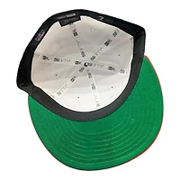 San Francisco 49ers Optic White and Red NFL Shield Patch Kelly Green UV New Era 59FIFTY Fitted Hat