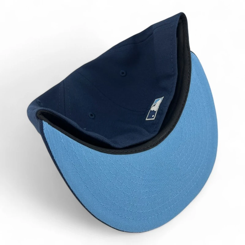 Los Angeles Dodgers Ocean Blue "Icy Pack" 1955 Patch Icy UV New Era 59FIFTY Fitted Hat