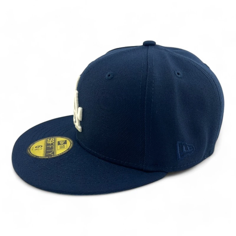 Los Angeles Dodgers Ocean Blue "Icy Pack" 1955 Patch Icy UV New Era 59FIFTY Fitted Hat