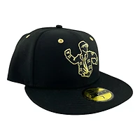 Rancho Cucamonga Quakes "Chaqueta" Black with Gray UV MiLB New Era 59FIFTY Fitted Hat