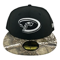 Arizona Diamondbacks Black and Realtree Gray UV New Era 59FIFTY Fitted Hat