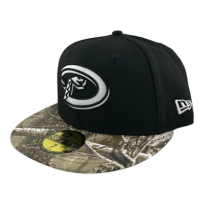 Arizona Diamondbacks Black and Realtree Gray UV New Era 59FIFTY Fitted Hat