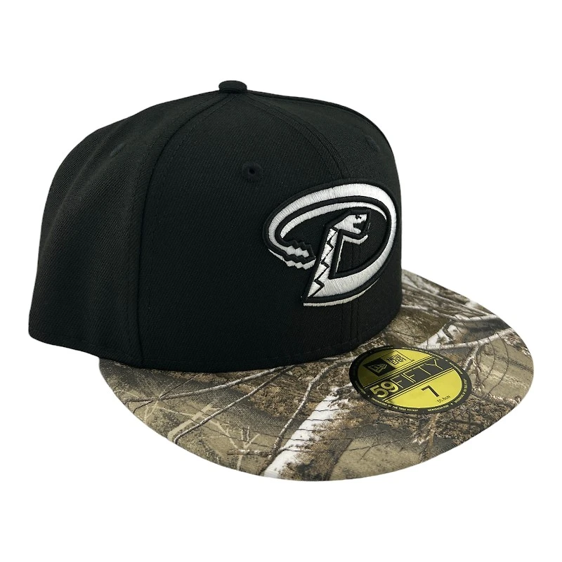 Arizona Diamondbacks Black and Realtree Gray UV New Era 59FIFTY Fitted Hat