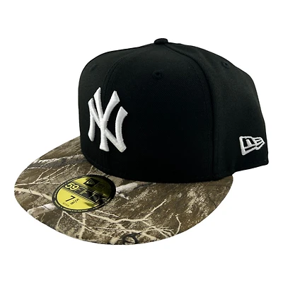 New York Yankees Black and Realtree Gray UV Era 59FIFTY Fitted Hat