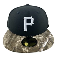 Pittsburgh Pirates Black and Realtree Gray UV New Era 59FIFTY Fitted Hat
