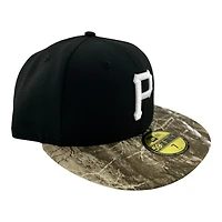 Pittsburgh Pirates Black and Realtree Gray UV New Era 59FIFTY Fitted Hat