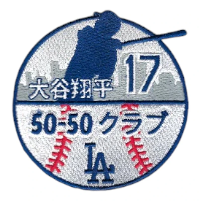 Ohtani 50-50 Club City Japanese LA Dodgers Fan Patch