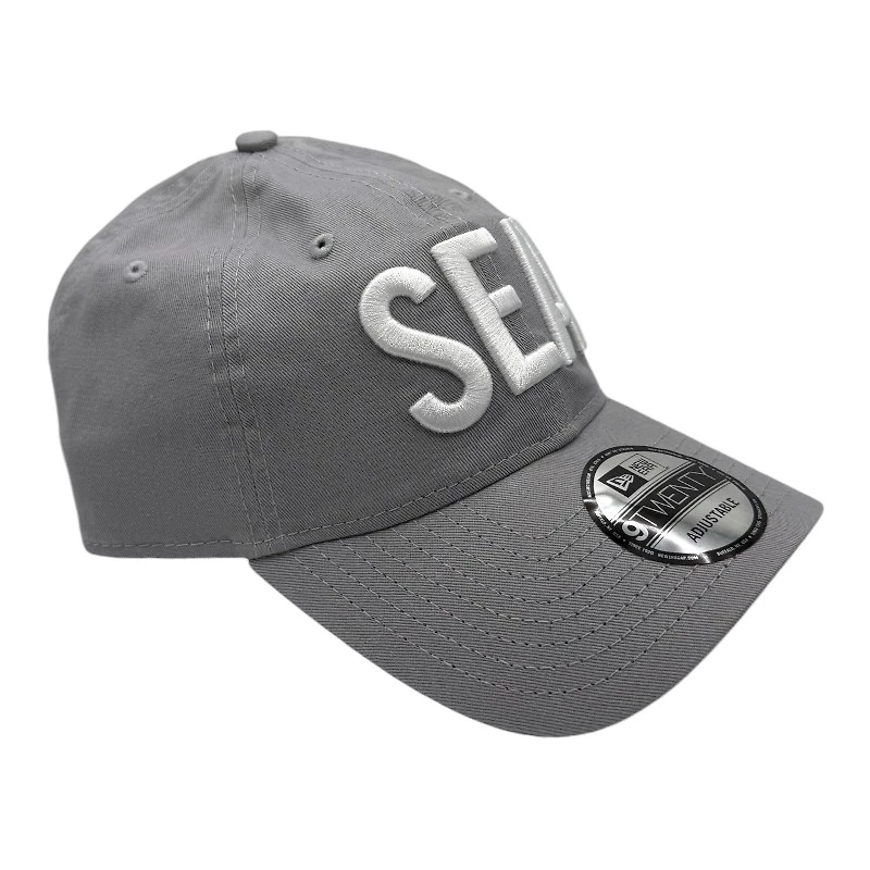 Seattle Seahawks SEA Gray New Era 9TWENTY Adjustable Hat