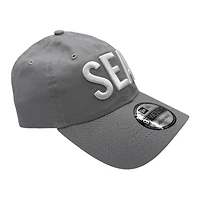 Seattle Seahawks SEA Gray New Era 9TWENTY Adjustable Hat
