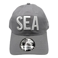 Seattle Seahawks SEA Gray New Era 9TWENTY Adjustable Hat