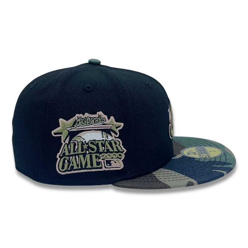 Atlanta Braves Black and Camo 2000 ASG Patch Gray UV New Era 59FIFTY Fitted Hat