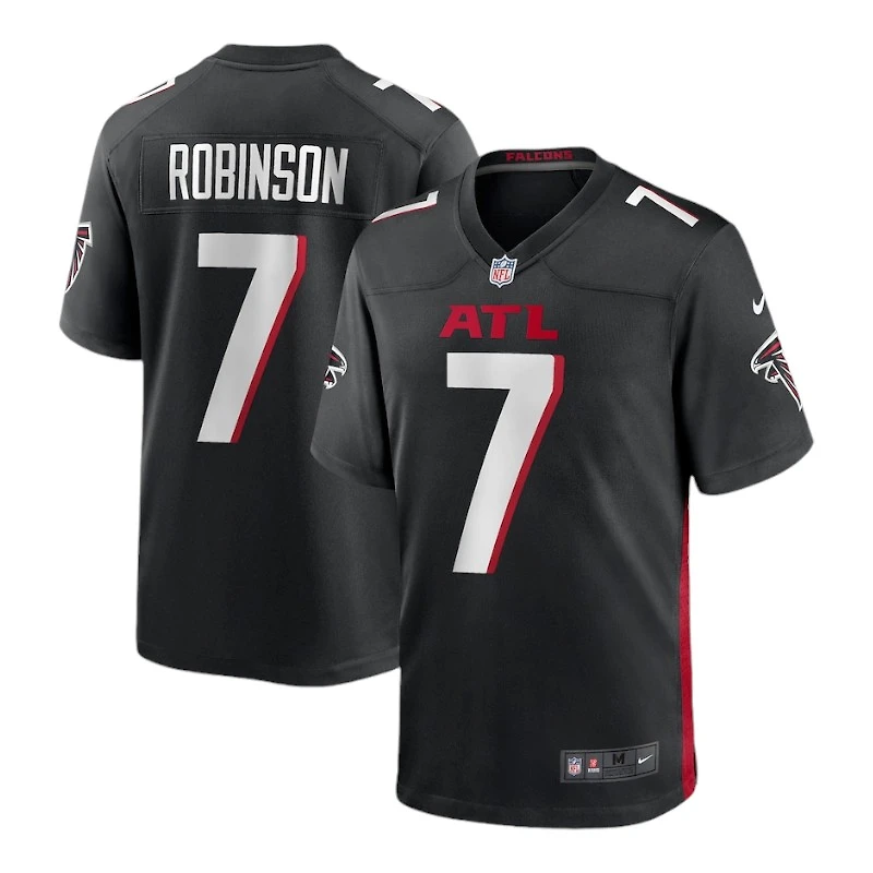 Youth Atlanta Falcons Bijan Robinson Black Nike Game Jersey