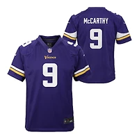 Youth Minnesota Vikings JJ McCarthy Purple Nike Game Jersey