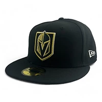 Vegas Golden Knights Black Basic NHL New Era 59FIFTY Fitted Hat