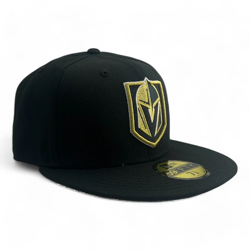 Vegas Golden Knights Black Basic NHL New Era 59FIFTY Fitted Hat