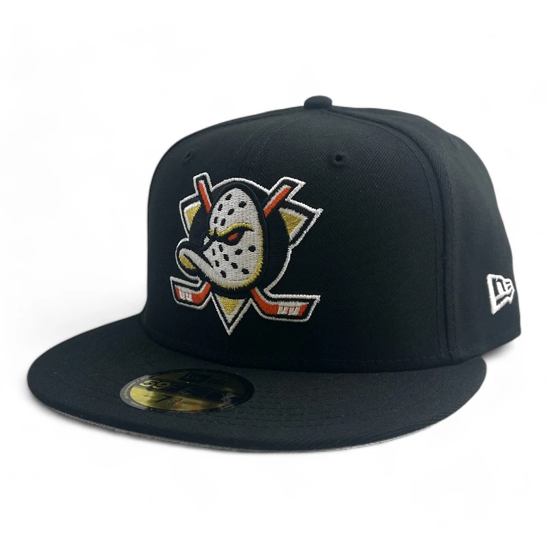 Anaheim Ducks Black Basic NHL New Era 59FIFTY Fitted Hat