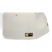 Milwaukee Brewers Cream and Brown "DPM FittedHat Pack" 2002 All Star Game Patch Gray UV New Era 59Fifty Fitted Hat