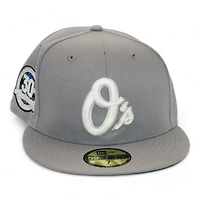 Baltimore Orioles Gray "DPM FittedHat Pack" 30th Anniversary of Camden Yards Patch Green UV New Era 59Fifty Fitted Hat