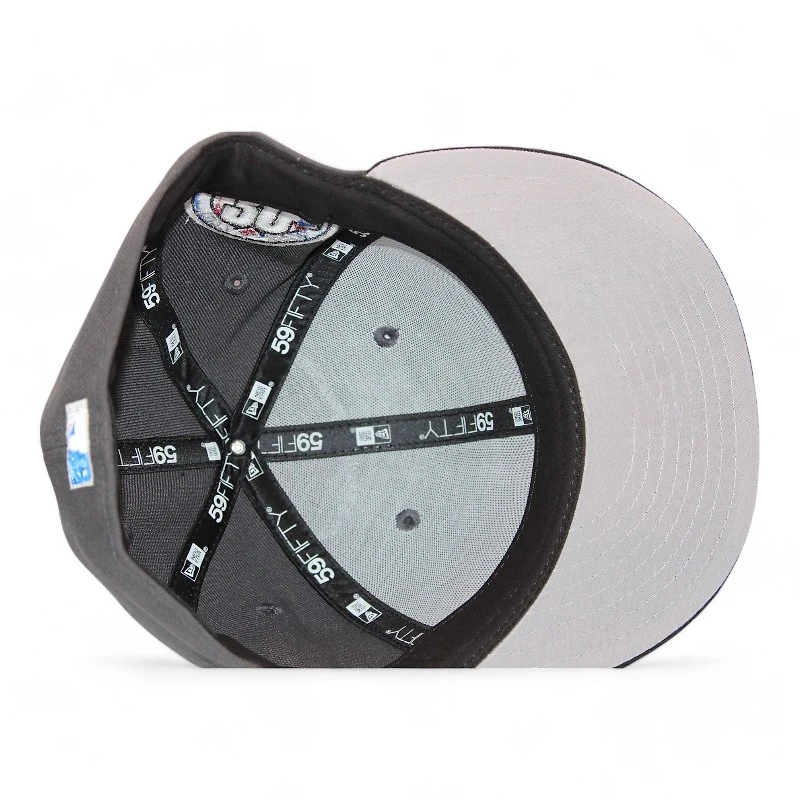 Toronto Blue Jays Graphite and Black "DPM FittedHat Pack" 30th Anniversary Patch Gray UV New Era 59Fifty Fitted Hat