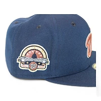 Washington Nationals Navy "DPM FittedHat Pack" Robert F Kennedy Memorial Stadium Patch Gray UV New Era 59Fifty Fitted Hat