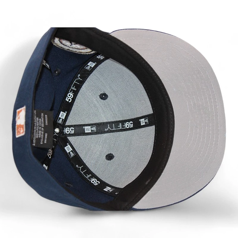 Washington Nationals Navy "DPM FittedHat Pack" Robert F Kennedy Memorial Stadium Patch Gray UV New Era 59Fifty Fitted Hat