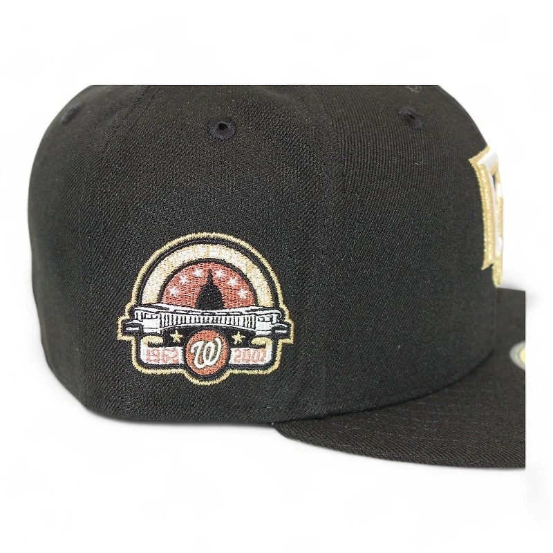Washington Nationals Black "DPM FittedHat Pack" Robert F Kennedy Memorial Stadium Patch Gray UV New Era 59Fifty Fitted Hat