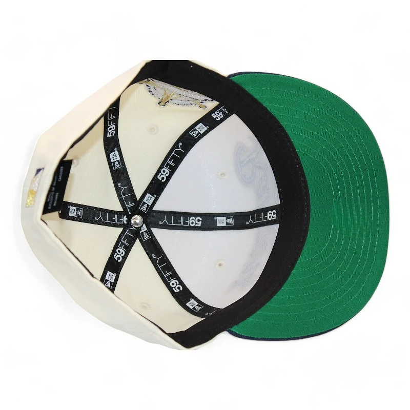 Texas Rangers Cream and Navy "Roman Brims Pack" 1995 All Star Game Patch Green UV New Era 59Fifty Fitted Hat