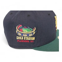New York Mets Navy and Green "Roman Brims Pack" Shea Stadium Patch Gray UV Era 59Fifty Fitted Hat