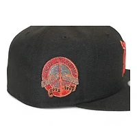 Detroit Tigers Black "Brim Gallery Pack" Tiger Stadium Patch Gray UV New Era 59Fifty Fitted Hat