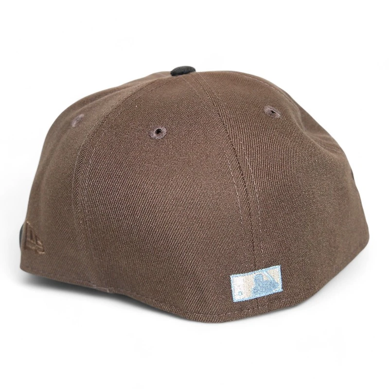 Atlanta Braves Brown and Black "Brim Gallery Pack" 30th Anniversary Patch Gray UV New Era 59Fifty Fitted Hat