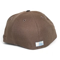 Atlanta Braves Brown and Black "Brim Gallery Pack" 30th Anniversary Patch Gray UV New Era 59Fifty Fitted Hat