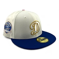 Los Angeles Dodgers Chrome and Royal Blue 60th Anni Patch Gray UV New Era 59FIFTY Fitted Hat