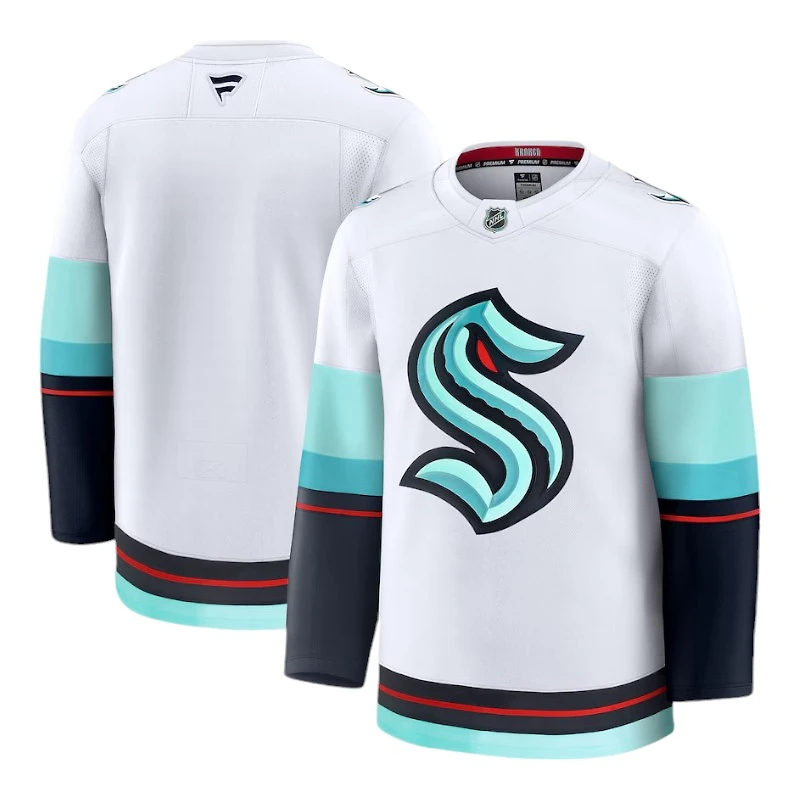 Seattle Kraken White Fanatics NHL Away Premium Jersey