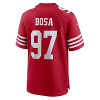 San Francisco 49ers Nick Bosa Scarlet Red Nike Game Jersey