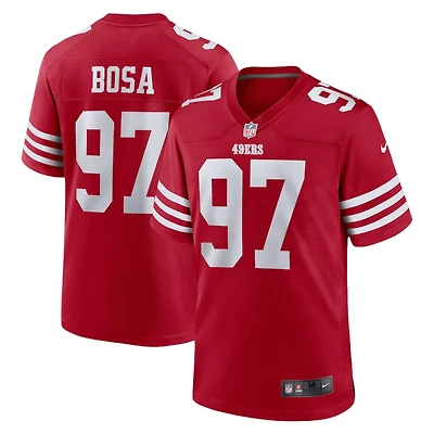 San Francisco 49ers Nick Bosa Scarlet Red Nike Game Jersey