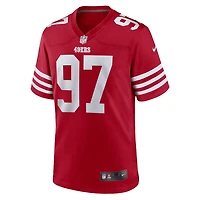 San Francisco 49ers Nick Bosa Scarlet Red Nike Game Jersey