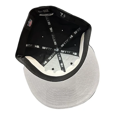 San Francisco 49ers Black Camo 60 Seasons Patch Gray UV New Era 59FIFTY Fitted Hat