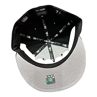 San Francisco 49ers Black and Camo Saloon Wordmark 60 Seasons Patch Gray UV New Era 59FIFTY Fitted Hat