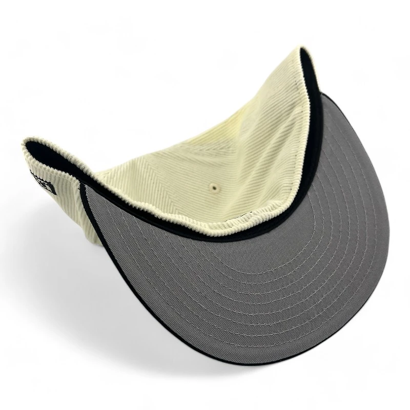 San Jose Sharks Chrome Corduroy with Metallic Stitching "Puck Drop" Gray UV NHL New Era 59FIFTY Fitted Hat