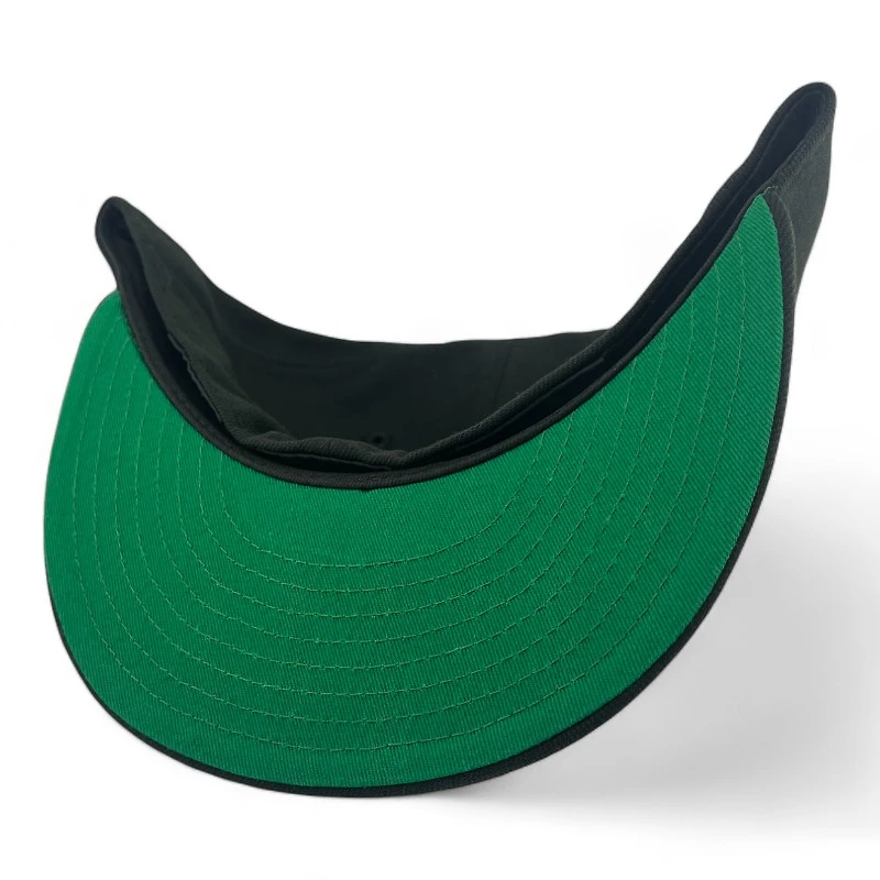 Los Angeles Kings Black with Metallic Stitching "Puck Drop" Green UV NHL New Era 59FIFTY Fitted Hat