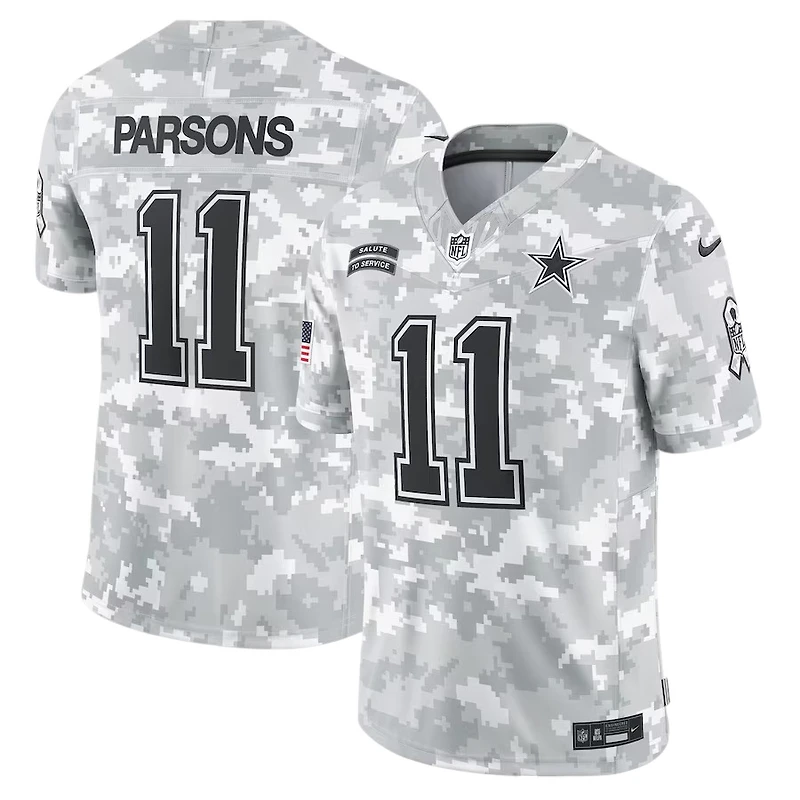 Dallas Cowboys Micah Parsons 2024 Arctic Camo Salute To Service Limited Jersey
