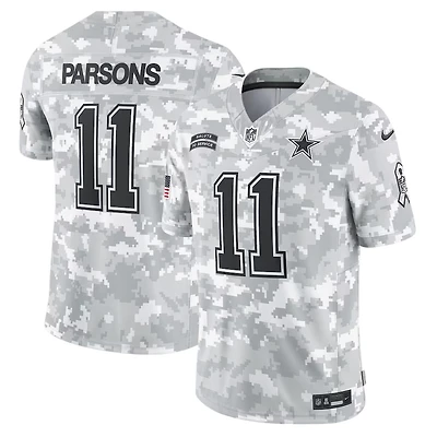 Dallas Cowboys Micah Parsons 2024 Arctic Camo Salute To Service Limited Jersey