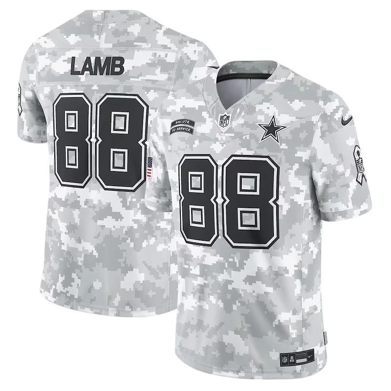 Dallas Cowboys CeeDee Lamb 2024 Arctic Camo Salute To Service Limited Jersey