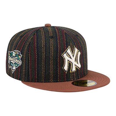 New York Yankees Brown Vintage Herringbone Era 59FIFTY Fitted Hat