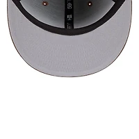 Houston Astros Brown Logo Scribble New Era 59FIFTY Fitted Hat