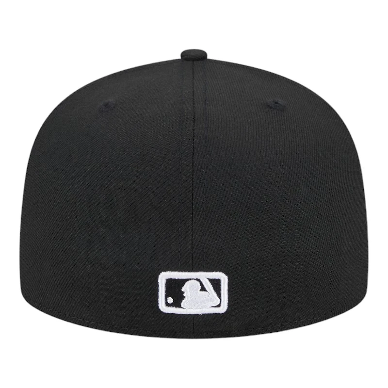 Los Angeles Dodgers Black and White 2024 City Connect New Era 59FIFTY Fitted Hat